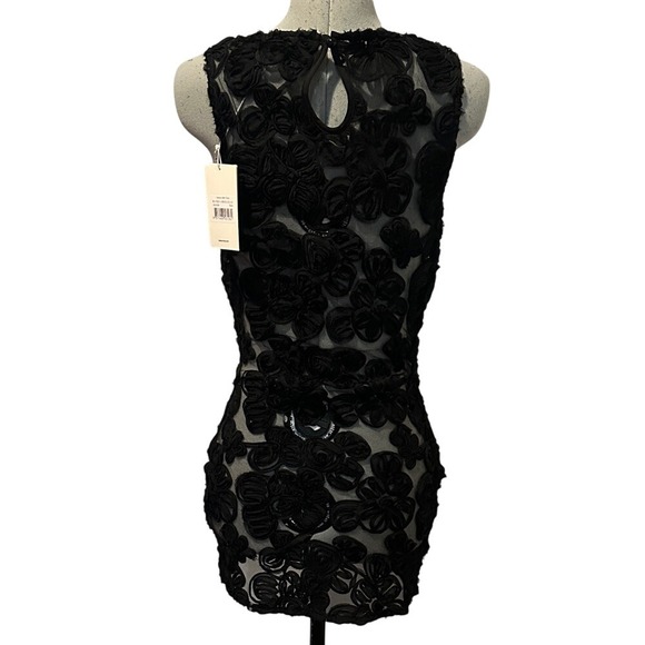 Peppermayo Black Floral Mini Dress - Picture 2 of 3